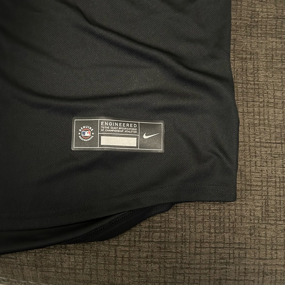 Nike Authentic San Francisco Giants MLB Baseball Black Jersey Men's Sz: L - Picture 5 of 6